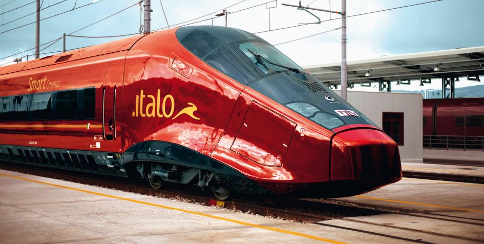 Sleek italo train bologna italy guide