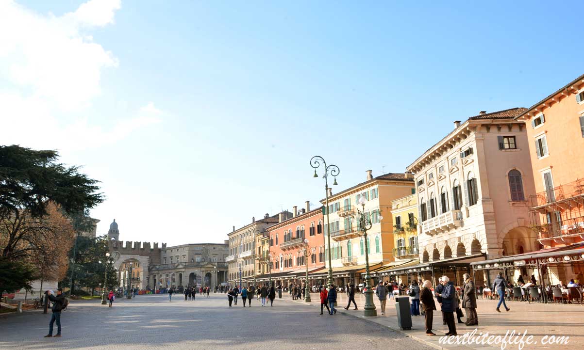piazza Bra Verona Italy