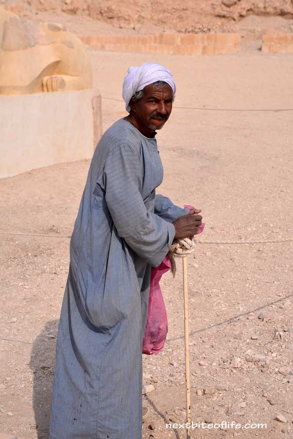 old man in Luxor Egypt. How to visit amazing Luxor Egypt the right way