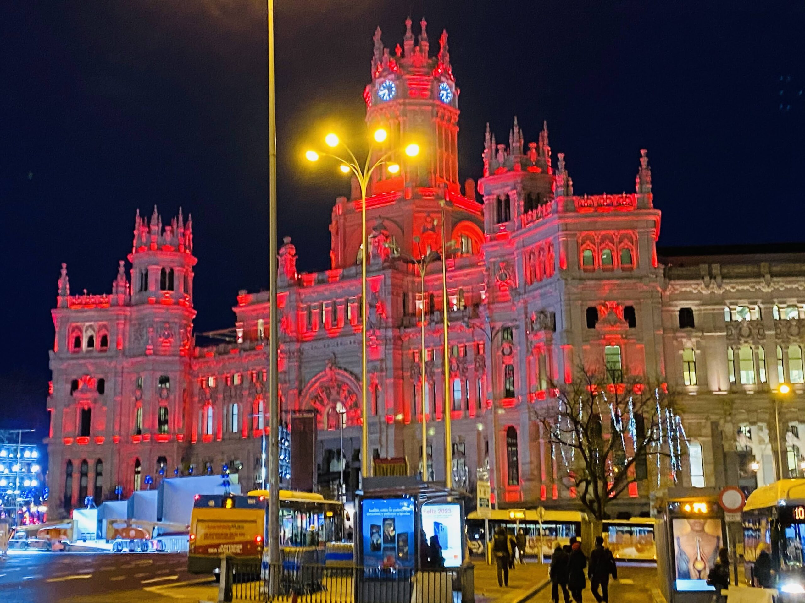 Madrid in lights