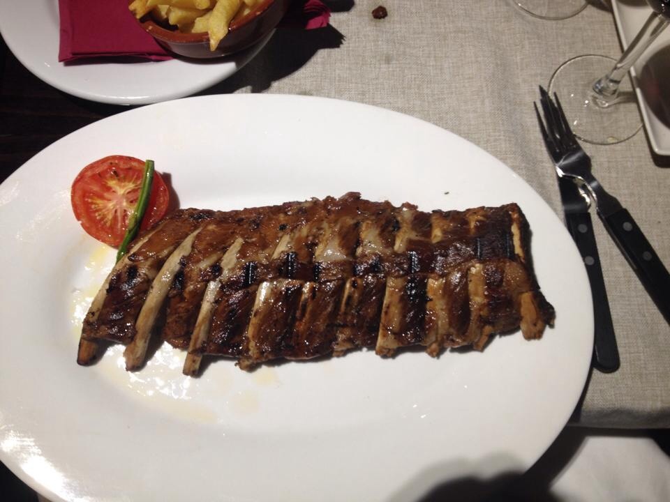 plate of ribs buenos aires grill barcelona