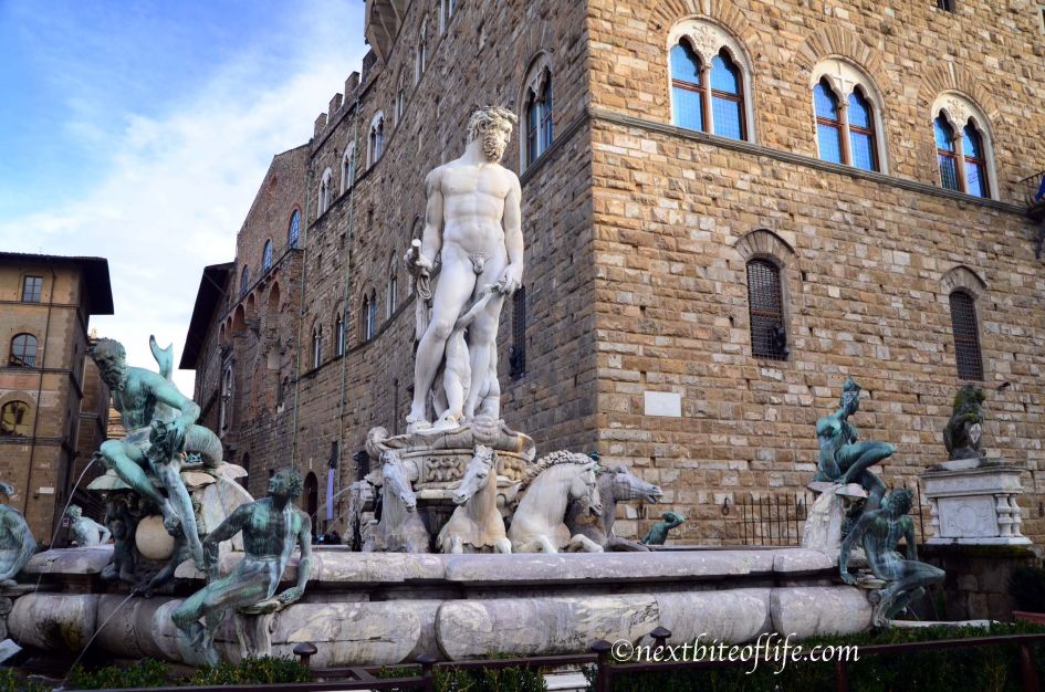 Florence, Italy - Memories of our getaway 4 plaza de la signora Florence Italy Neptune fountain