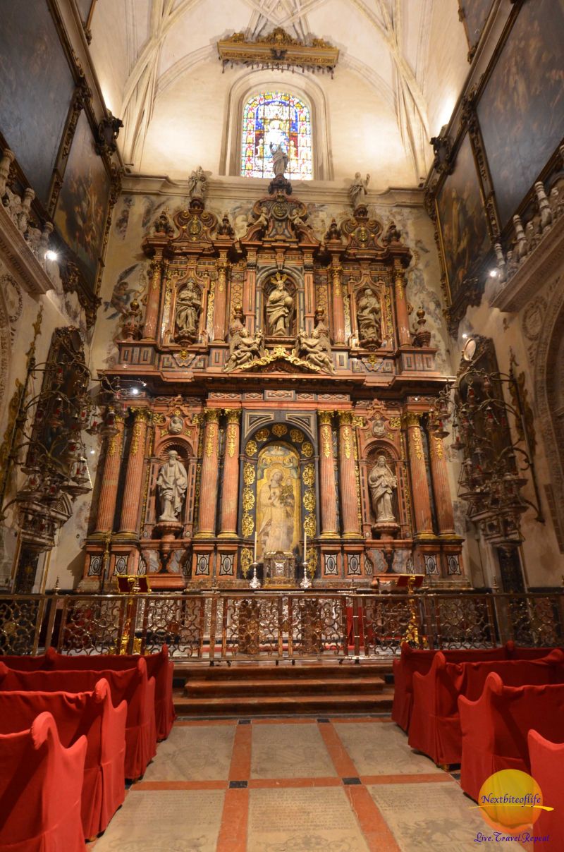 seville cathedral chapel #sevillecathedral #mustvisitseville #sevilleguide #andalusia #sevilleitinerary