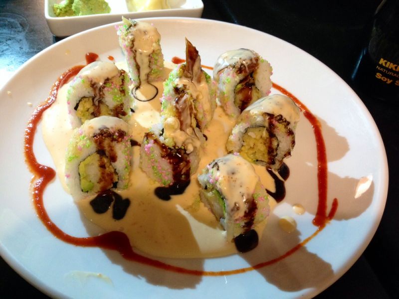 Reverse Culture Shock Back In The USA? 8 The most amazing crunchy roll from my favorite sushi place. Getting it's own post, still as wonderful as l remember.