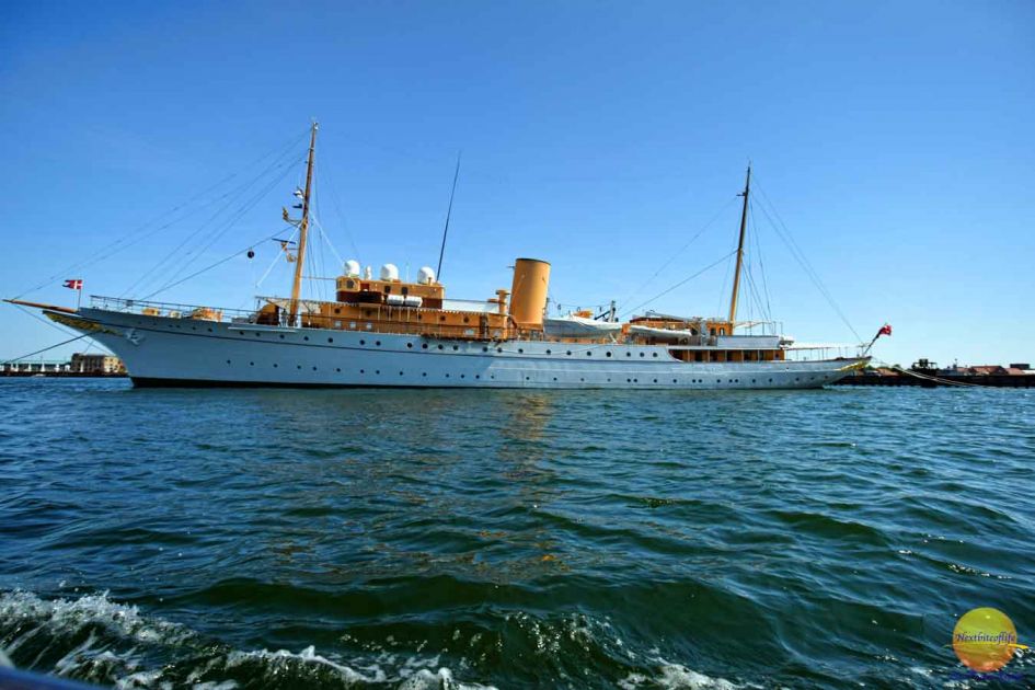 We even saw the Royal Yacht! one of the best things to see and eat Copenhagen guide.