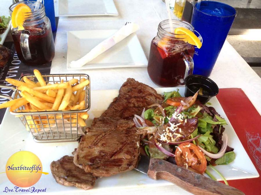 argentinian steak plate im miami