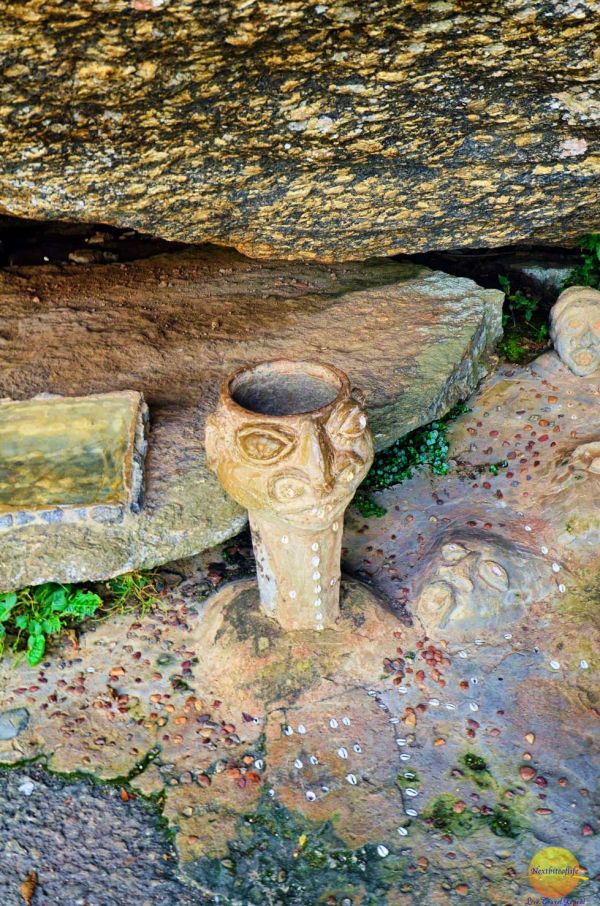 Olumo Rock Abeokuta. Remarkable Climb And Awesome Views 15 Olumo Abeokuta carving pot with face on it