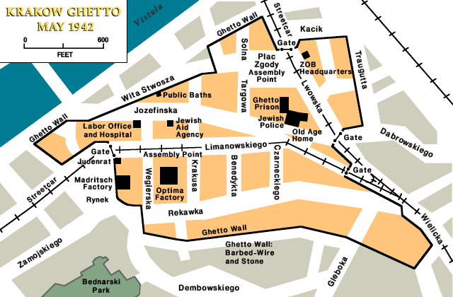 Wiki image of Krakow ghetto