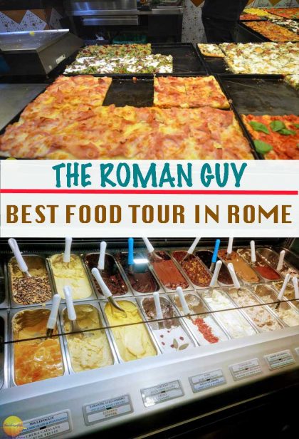 food tour in rome with the roman guy pinterest