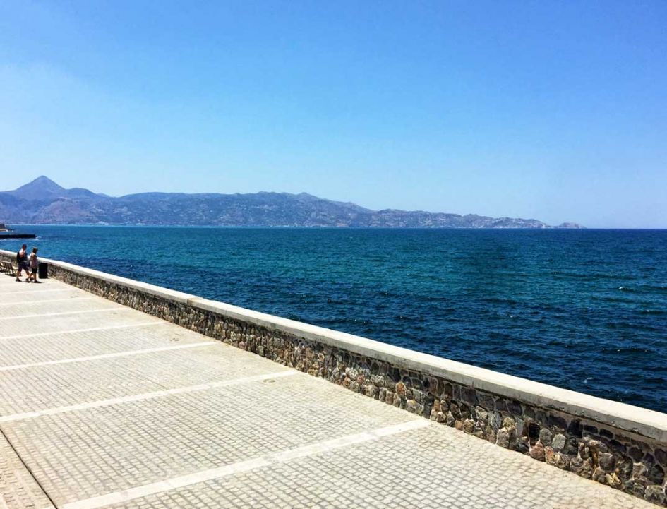 sea view from Kastella restaurant Crete