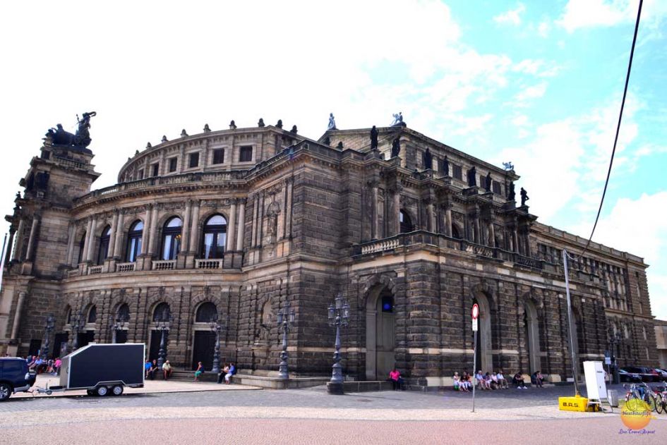 Prague To Dresden Germany Day Trip By Bus 11 semperoper view dresden