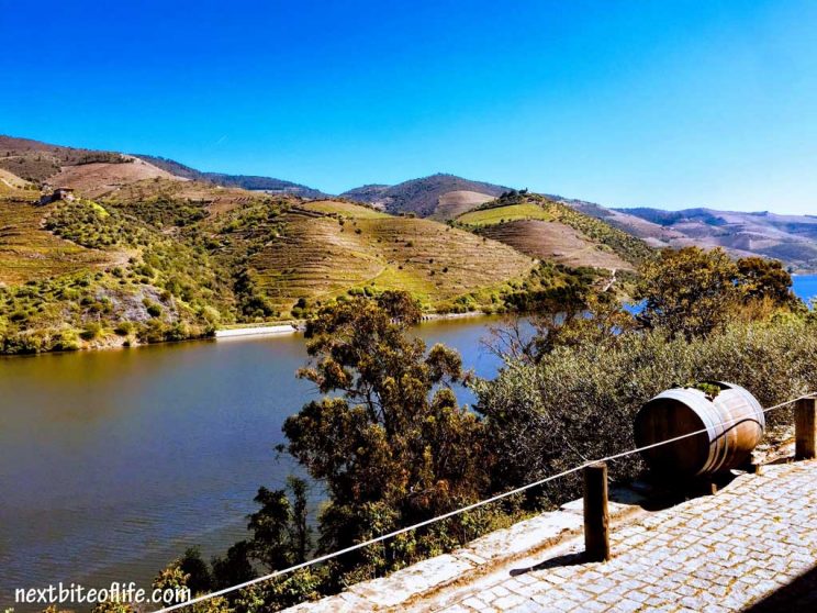 Douro Valley Portugal landscape of water and hills