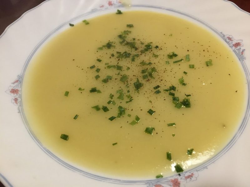 Tales From The Spanish Lockdown 9 leek soup with parsley