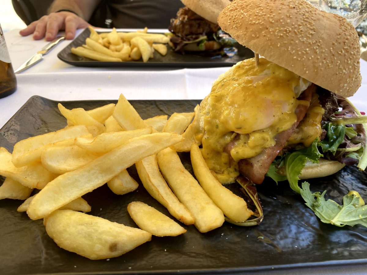 big burger with cheese,egg